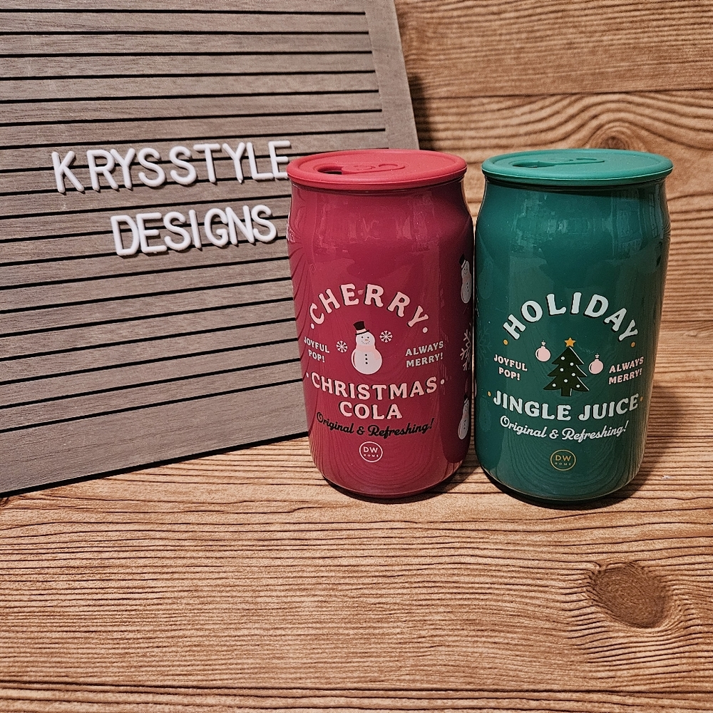 DW Home Soda Pop Candles Christmas Soda Jingle Juice